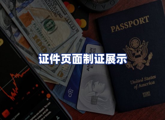 证件页面制证展示